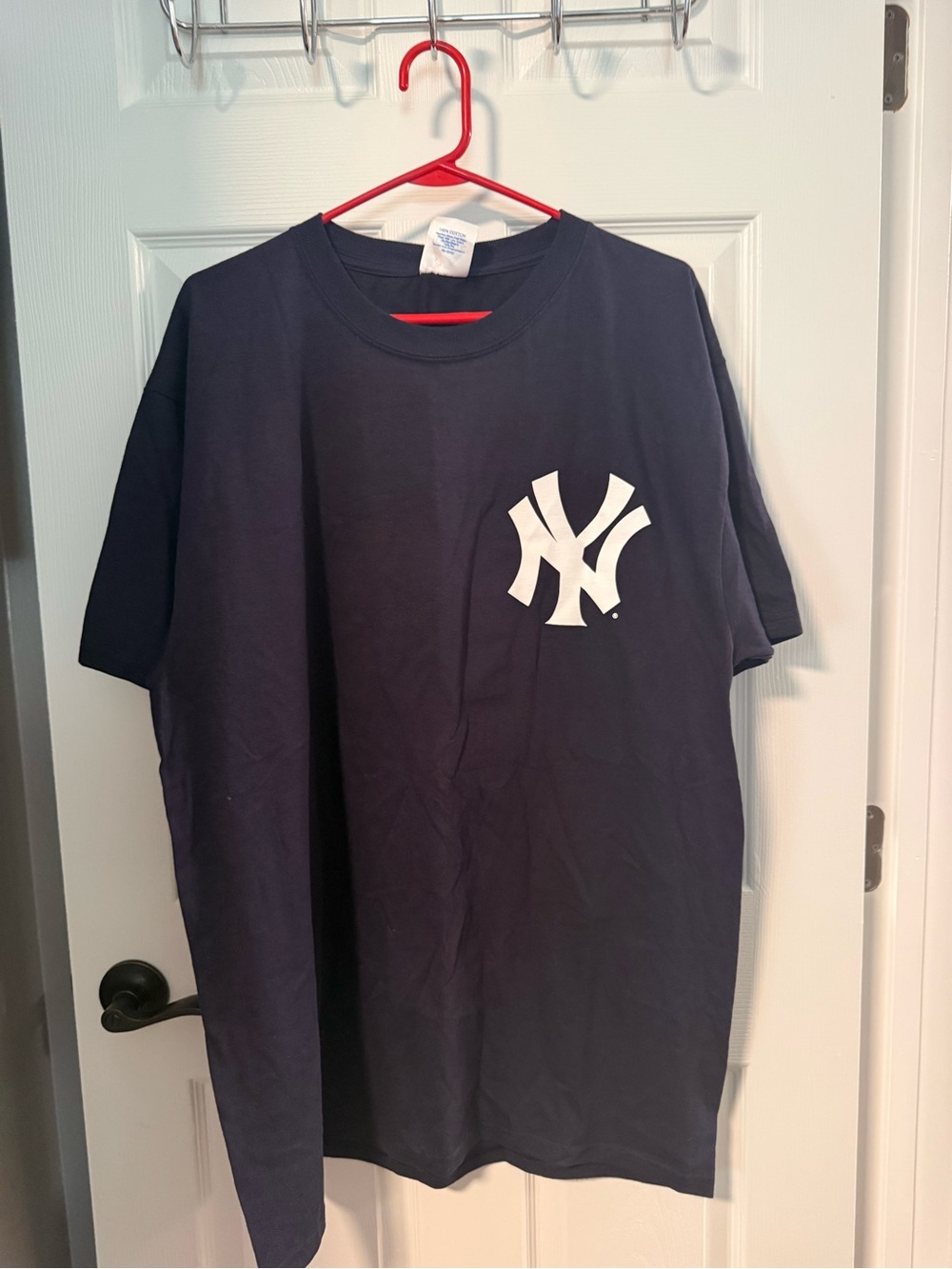 Majestic Navy T‑Shirt with White NY Logo